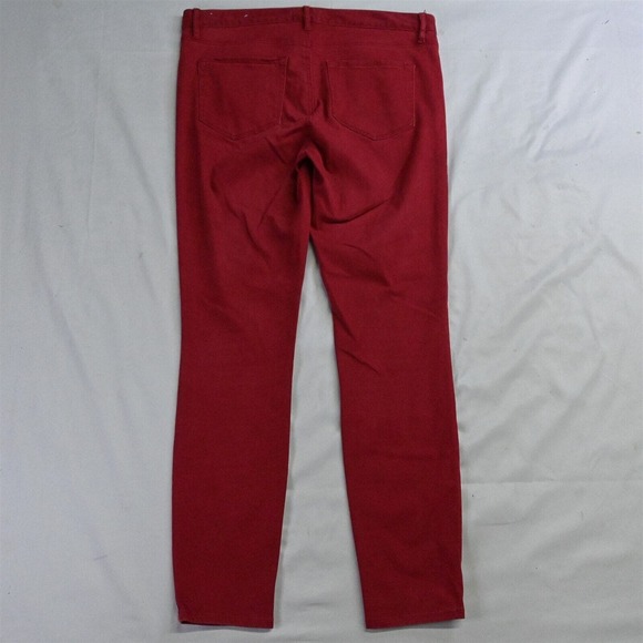 LOFT 30 / 10 Legging Brushed Red Stretch‎ Denim Jeans - Picture 7 of 7
